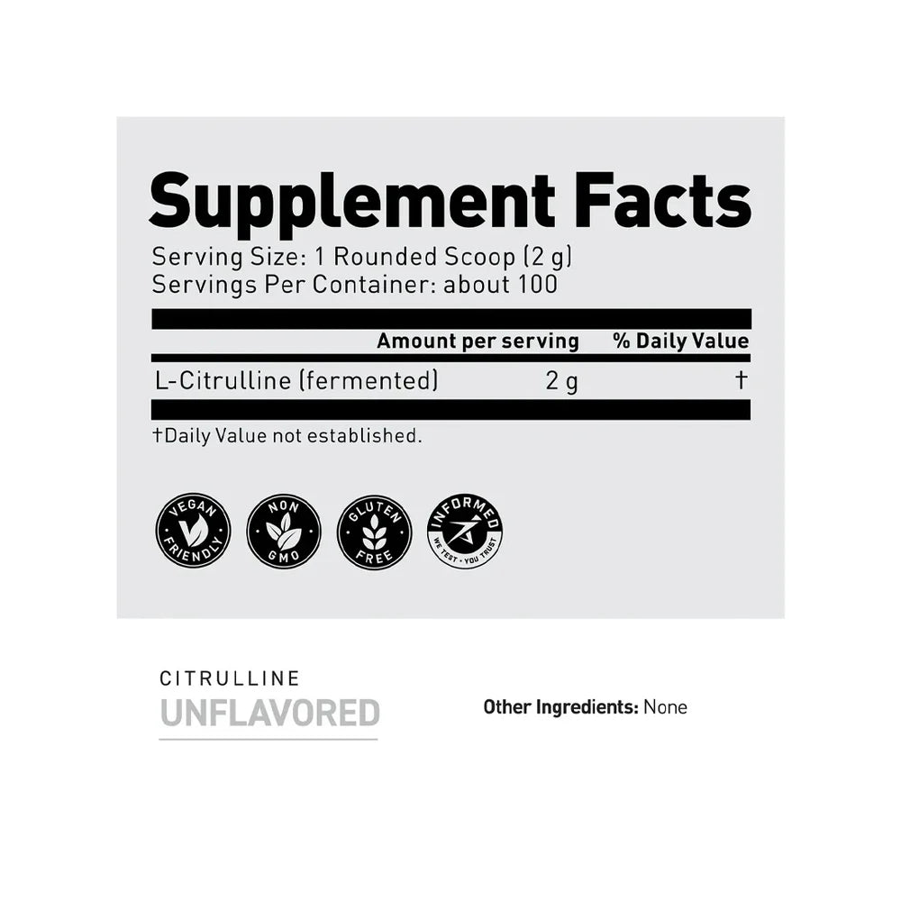 Kaged Citrulline | 100 Servings – L-Citrulline Powder